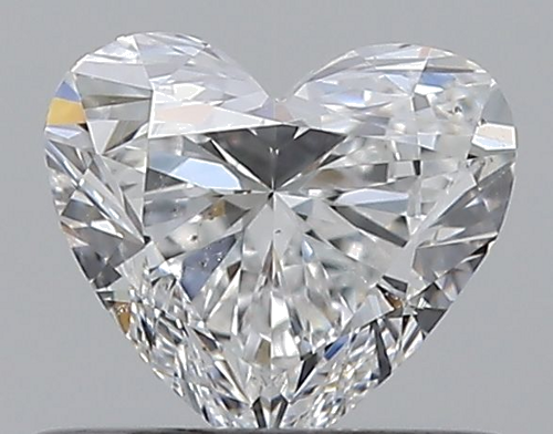 0.45 carat E-SI1 Natūralus Heart Deimantas (1)