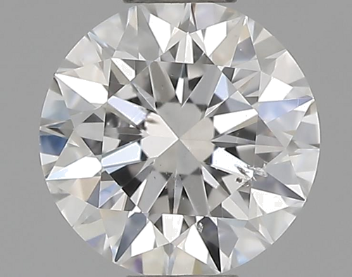 0.45 carat F-SI2 Excellent cut Natūralus Round Deimantas (1)