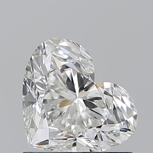 1.01 carat H-VS1 Natūralus Heart Deimantas (1)