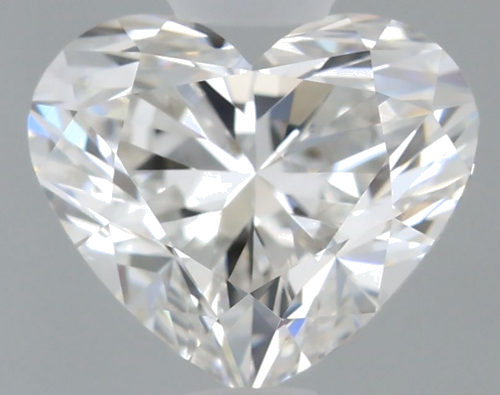 0.53 carat G-VVS1 Natūralus Heart Deimantas (1)