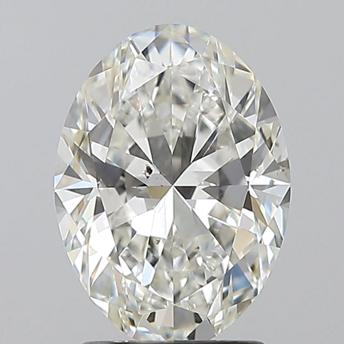 2.01 carat H-SI1 Natūralus Oval Deimantas (1)