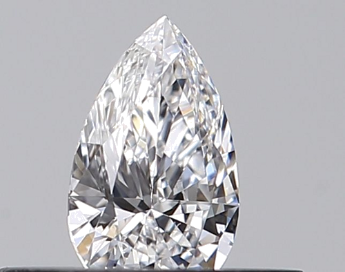 0.24 carat D-VVS1 Natūralus Pear Deimantas (1)