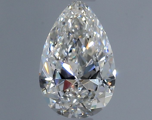 0.34 carat F-IF Natūralus Pear Deimantas (1)