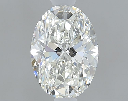 0.6 carat I-SI1 Natūralus Oval Deimantas (1)