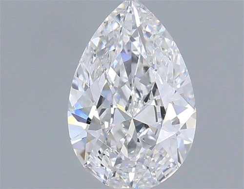 0.5 carat D-VS2 Natūralus Pear Deimantas (1)
