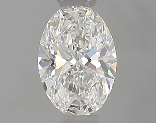 0.53 carat F-SI1 Natūralus Oval Deimantas (1)