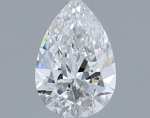 0.3 carat D-VVS1 Natūralus Pear Deimantas (1)