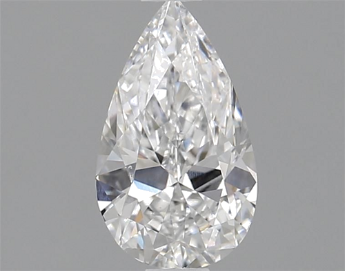 0.7 carat D-VS1 Natūralus Pear Deimantas (1)