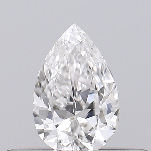 0.18 carat F-VVS2 Natūralus Pear Deimantas (1)