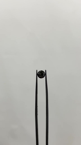 0.81 carat Fancy Black-VVS2 Excellent cut Natūralus Round Deimantas (1)