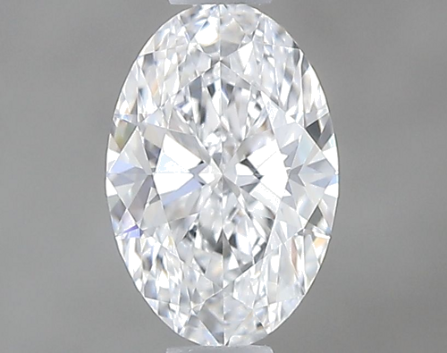 0.5 carat D-VVS2 Natūralus Oval Deimantas (1)