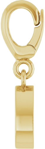 Pakabukas „Bezel-Set Cabochon Charm“ 14k yellow gold Pear 6mm x 4mm (3)