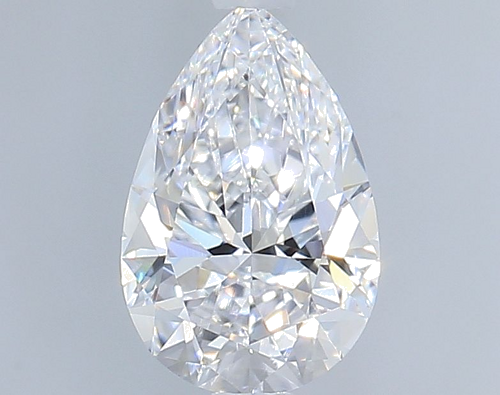 1.0 carat D-VVS2 Natūralus Pear Deimantas (1)