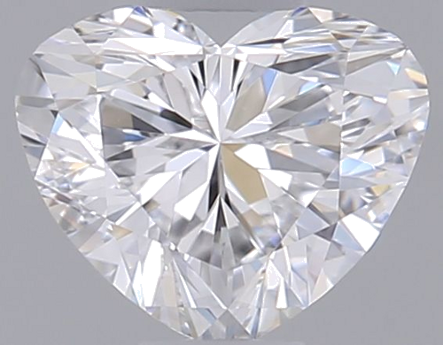 0.42 carat D-VVS2 Natūralus Heart Deimantas (1)