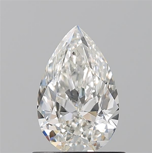 0.71 carat H-SI1 Natūralus Pear Deimantas (1)