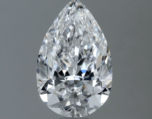 1.0 carat D-VVS2 Natūralus Pear Deimantas (1)