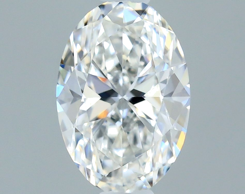 0.4 carat F-VVS1 Natūralus Oval Deimantas (1)