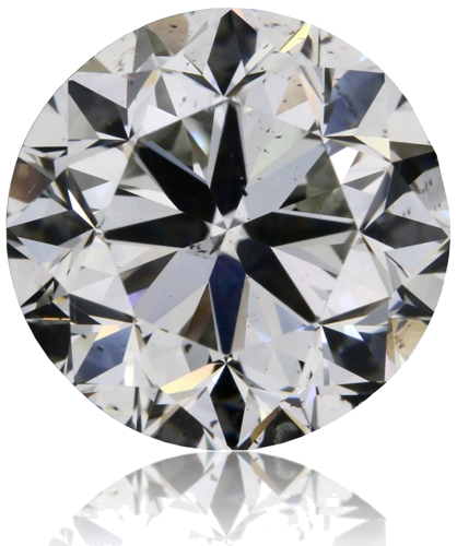 2.0 carat I-SI1 GD cut Natūralus Round Deimantas (1)
