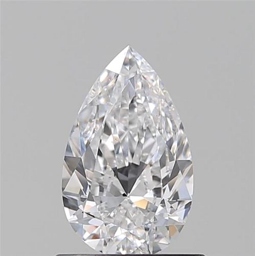 0.7 carat D-VS2 Natūralus Pear Deimantas (1)