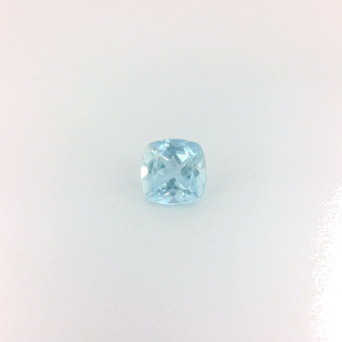 0.57 carat BLUE Cushion Aquamarine (1)