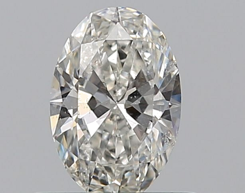 0.59 carat H-SI2 Natūralus Oval Deimantas (1)