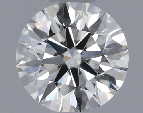 0.5 carat I-VS2 Excellent cut Natūralus Round Deimantas (1)