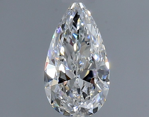 0.3 carat D-VVS1 Natūralus Pear Deimantas (1)
