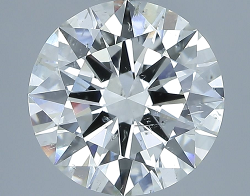 3.5 carat I-SI2 Excellent cut Natūralus Round Deimantas (1)