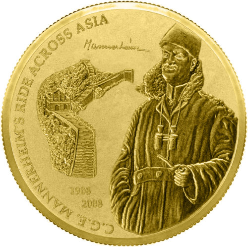 5000 Togrog Around Asia 2008 Mongolia 1/4 oz gold coin (1)