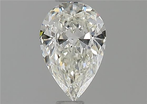 0.57 carat I-VVS1 Natūralus Pear Deimantas (1)