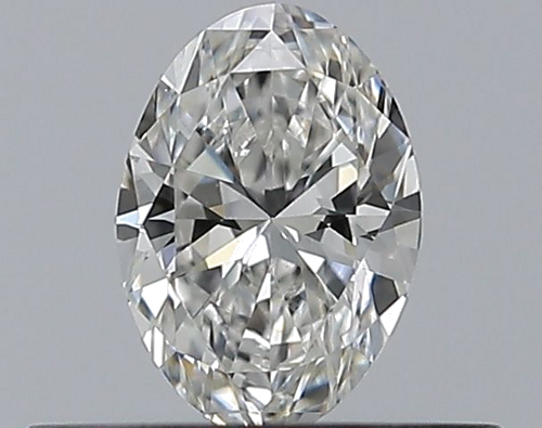 0.3 carat G-VVS2 Natūralus Oval Deimantas (1)