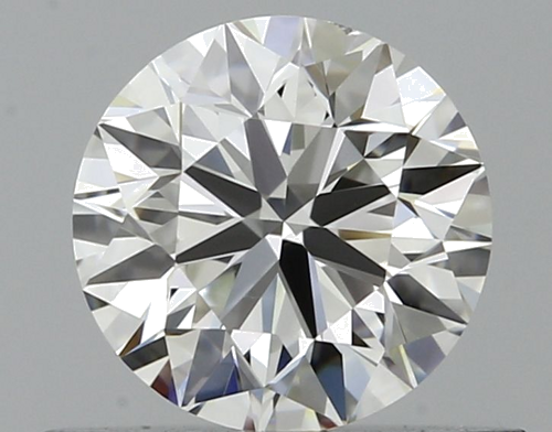 0.5 carat H-VS2 Very Good cut Natūralus Round Deimantas (1)