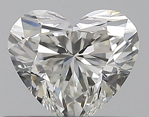 0.45 carat H-SI1 Natūralus Heart Deimantas (1)
