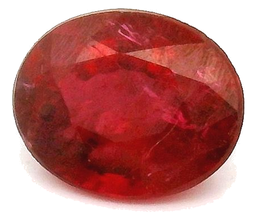 0.42 carat RED Oval Rubinas (1)