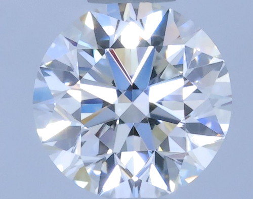 0.44 carat F-VVS1 Excellent cut Natūralus Round Deimantas (1)