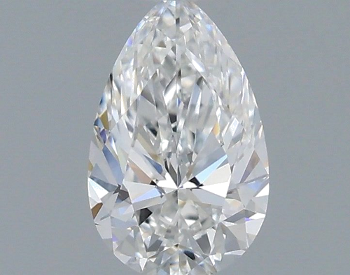 0.5 carat F-VS2 Natūralus Pear Deimantas (1)