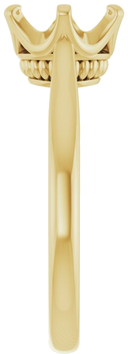 Sužadėtuvių Žiedas „Solitaire“ 14k yellow gold Round 8.2mm (4)