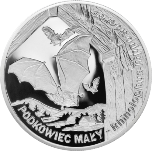 20 zlotų Šikšnosparnis 2010 Lenkija sidabrinė moneta (1)