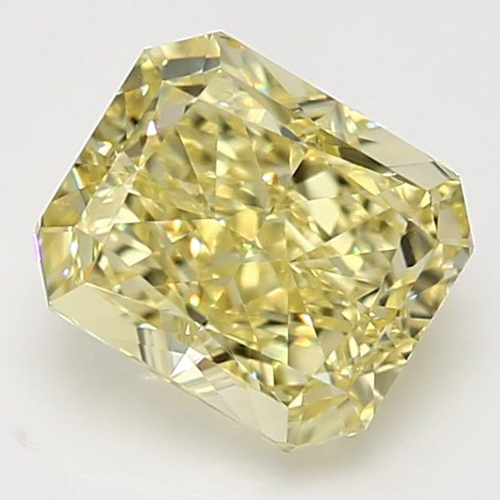 3.01 carat Fancy Yellow-VS1 Natūralus Radiant Deimantas (1)