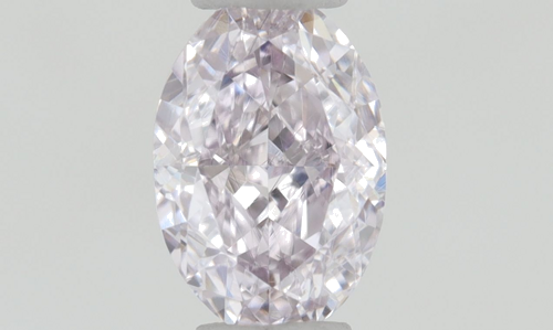 0.3 carat Fancy Light Purplish Pink-VS2 Natūralus Oval Deimantas (1)
