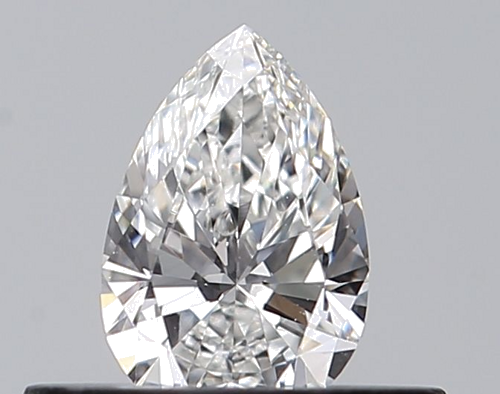 0.3 carat F-VVS2 Natūralus Pear Deimantas (1)