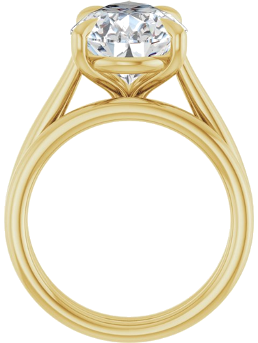 Sužadėtuvių Žiedas „Claw-Pong“ 14k yellow gold Pear 15mm x 10mm (7)