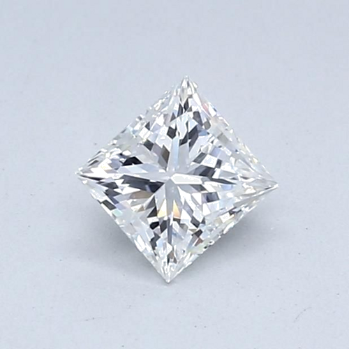 0.51 carat F-VS1 Natūralus Princess Deimantas (1)