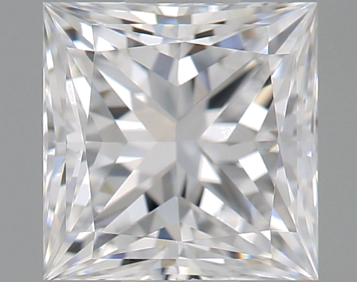 0.54 carat D-VVS2 Natūralus Princess Deimantas (1)