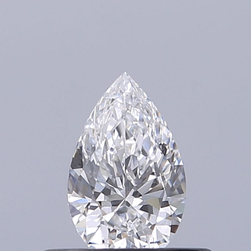 0.32 carat D-VVS1 Natūralus Pear Deimantas (1)