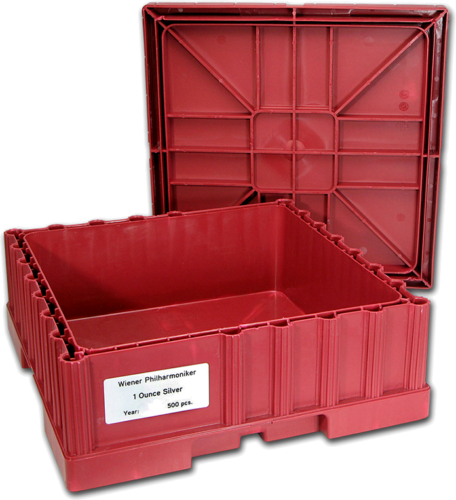 Philharmonic Empty Monster Box for 500 pcs. Silver coins (Used) (1)