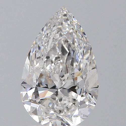 0.97 carat E-SI2 Natūralus Pear Deimantas (1)