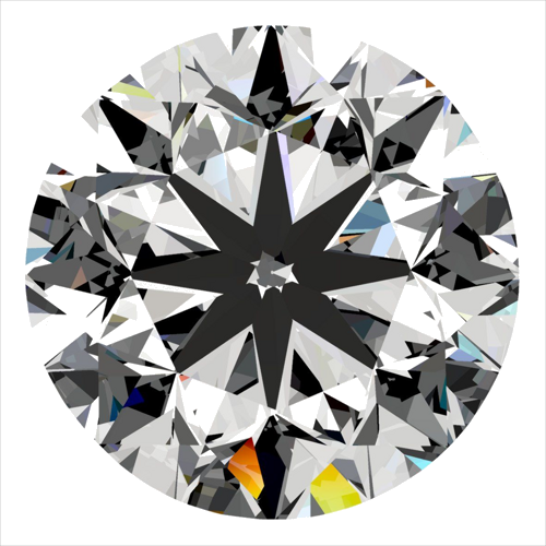 0.4 carat I-VVS2 Very Good cut Natūralus Round Deimantas (1)