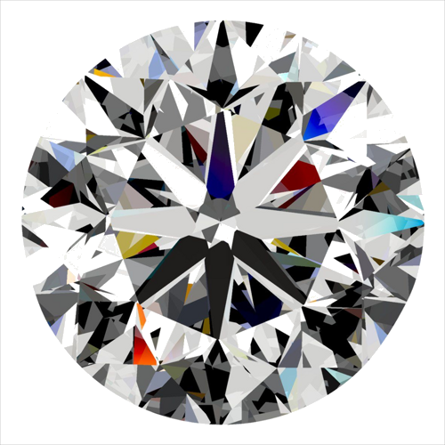 0.5 carat I-VS1 Very Good cut Natūralus Round Deimantas (1)