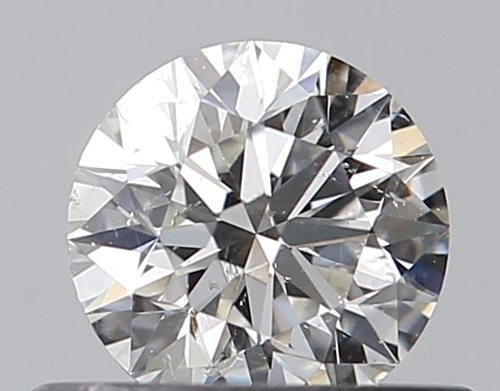 0.42 carat I-SI2 Excellent cut Natūralus Round Deimantas (1)